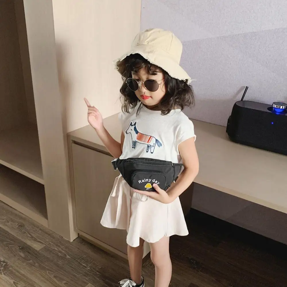 2020 Детская мода нагрудный карман сумка через плечо для детей мини поясная с