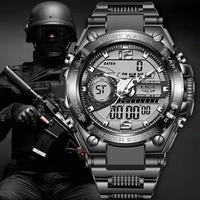 lige sport watches men quartz digital clock creative mens watch gift wristwatch waterproof alarm dual display relogio masculino