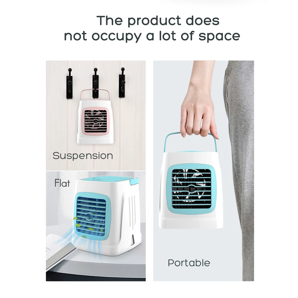 Портативный вентилятор для охлаждения воздуха 400 мл