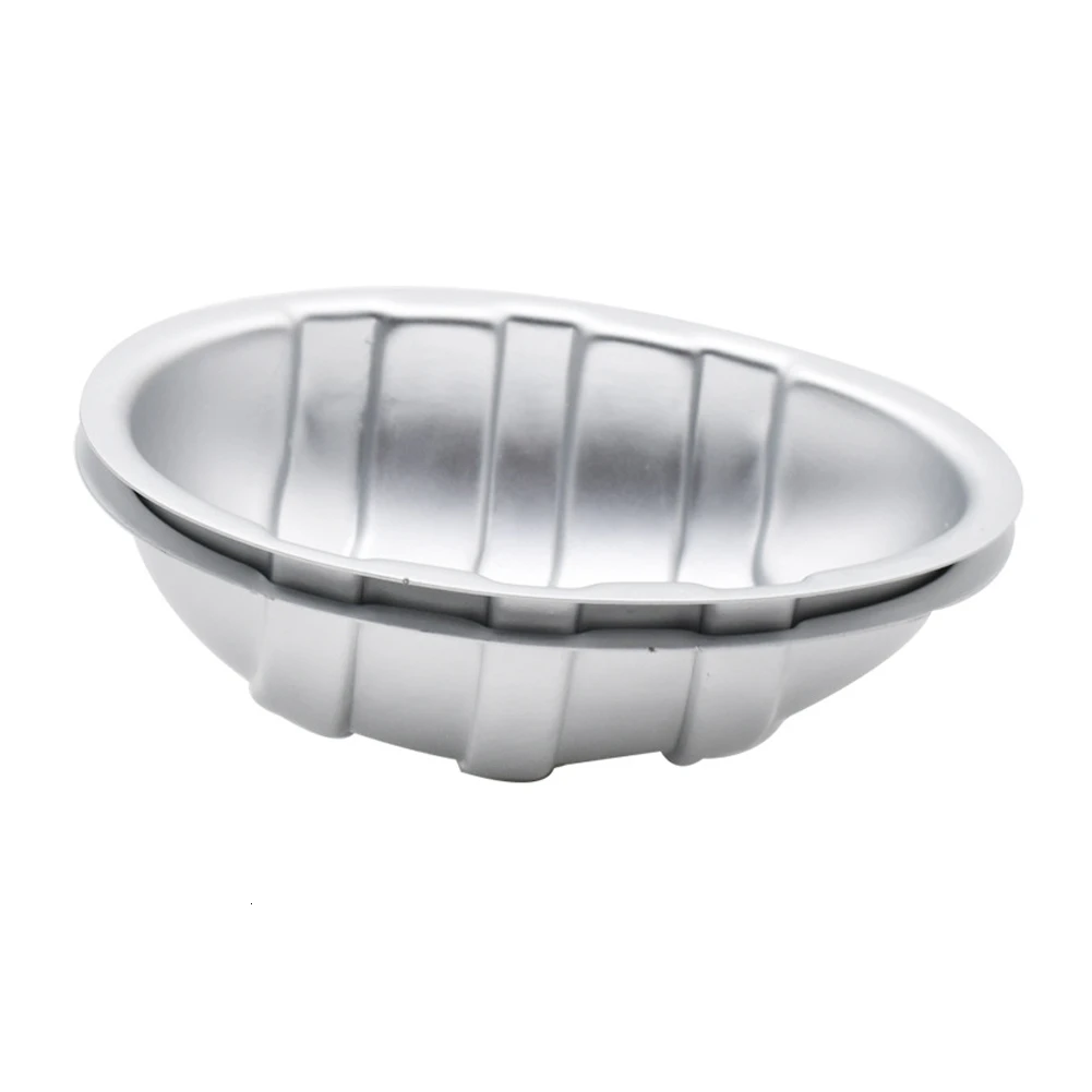 3D пасхальное яйцо металлический алюминиевый сплав форма помадка для шоколадного