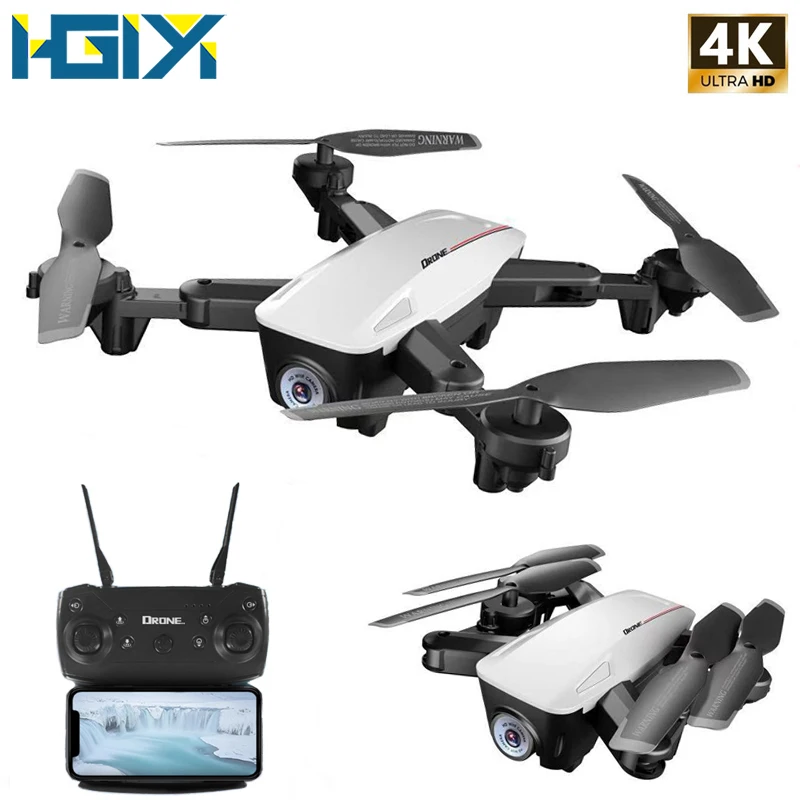 Квадрокоптер HYIGI LX100 Радиоуправляемый Дрон с 4K 1080P HD камерой оптическим потоком