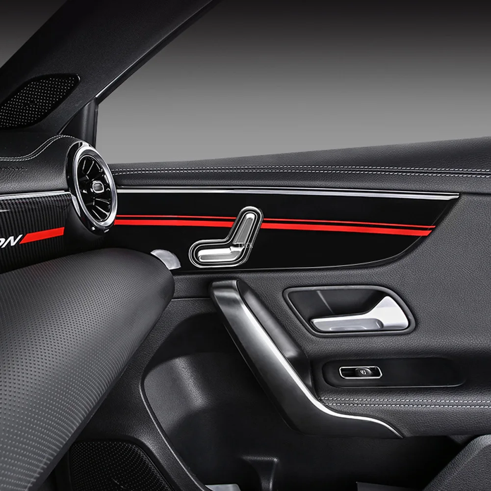 2 шт. для Mercedes Benz A Class W177 V177 A180 A200 A220 A250 2019 декоративная панель передней двери