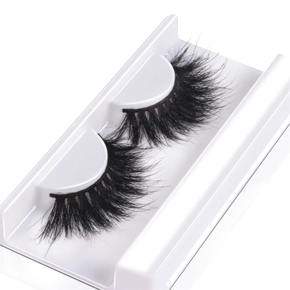

Thinkshow Mink Lashes 25mm Fluffy Messy 10 Pairs 3d False Eyelashes Handmade Dramatic Long Natural Lashes 100% Mink Eyelashes