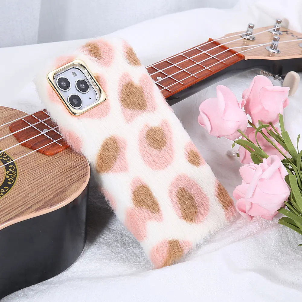 Теплый мягкий чехол KISSCASE для телефона Samsung S9 милый леопардовый S8 Etui Note10 Plus