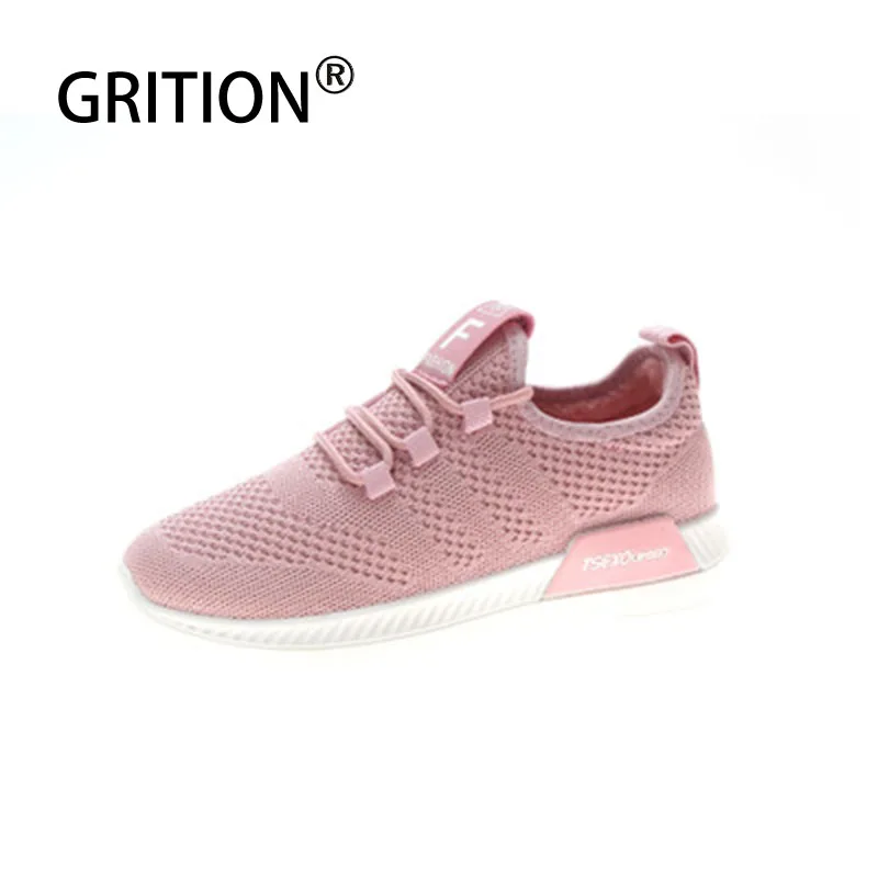 Кроссовки GRITION женские сетчатые спортивная обувь на толстой платформе