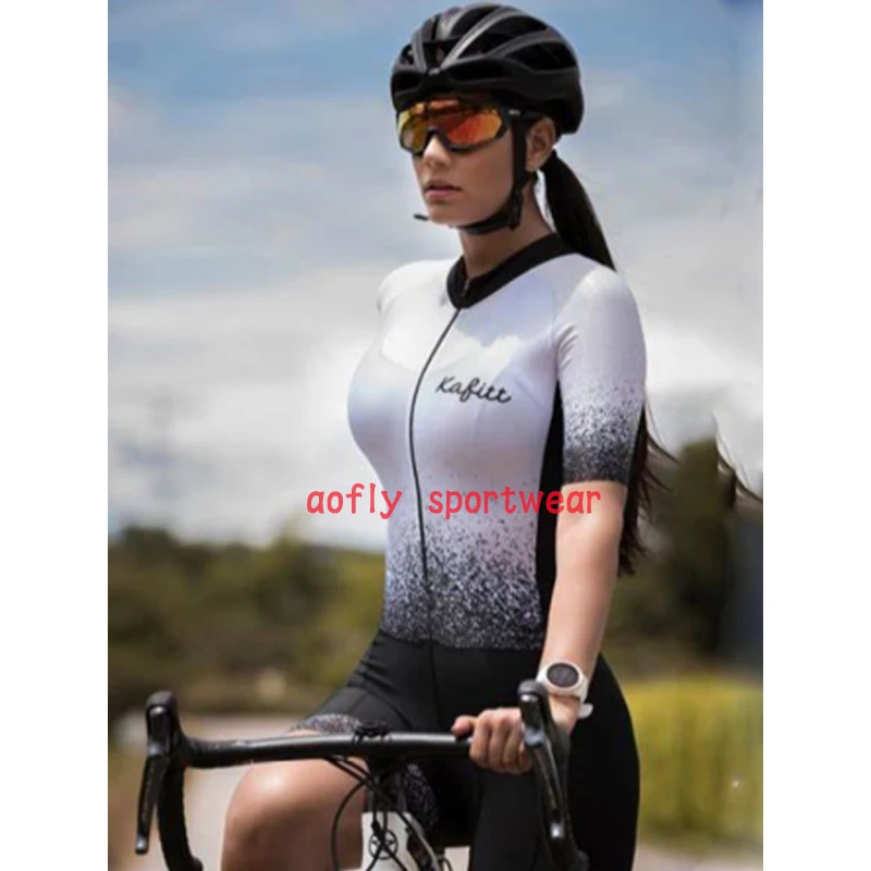 Kafitt-Conjunto de mallas de Ciclismo para hombre, traje de triatlón, Maillot de Gel, Jersey de bicicleta de montaña, Kits de mono