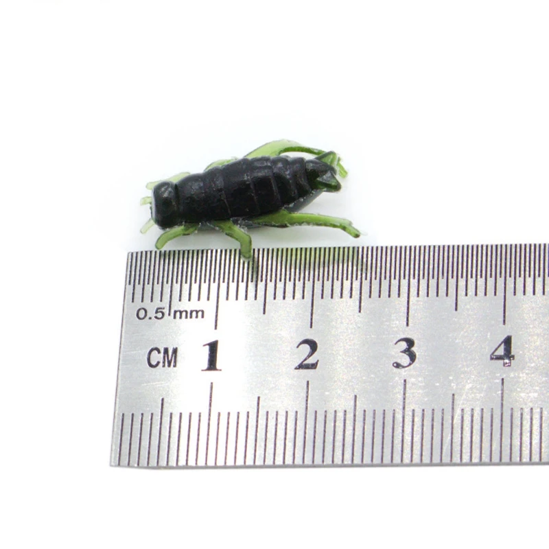

100Pcs/Lot Fishing Lures Soft Baits 2.5Cm Insect Baits Cricket Artificial Fishing Tackle Accessories