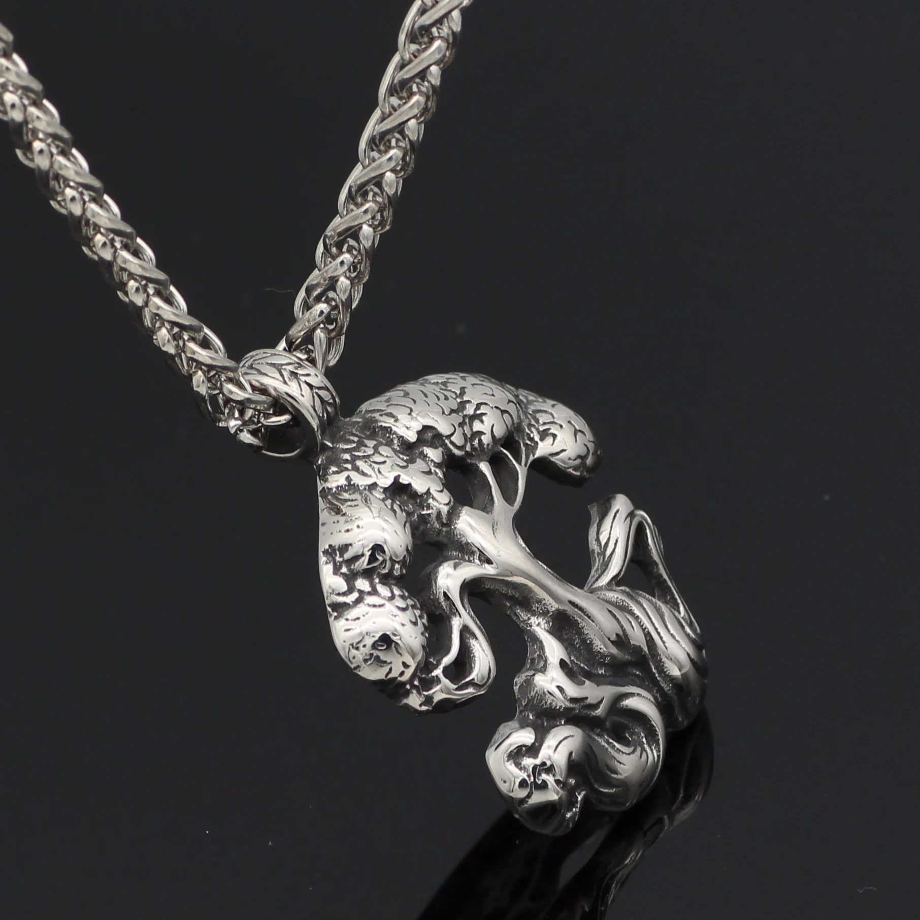 Амулет из нержавеющей стали викинга Древо жизни Yggdrasil кулон ожерелье|Ожерелья с