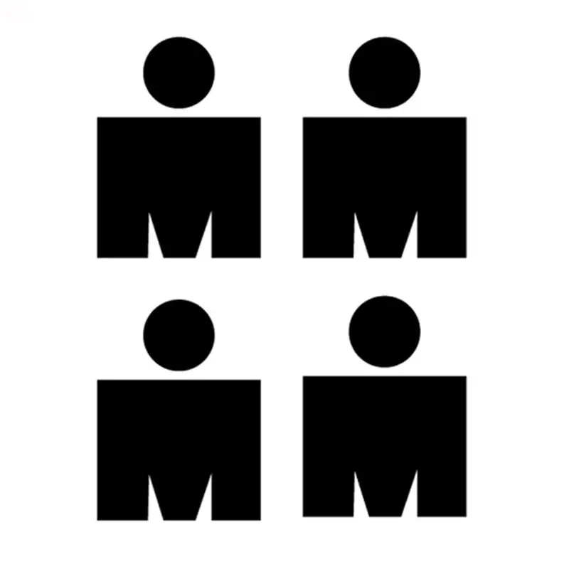 

4 шт. виниловые наклейки Ironman mini triatlon