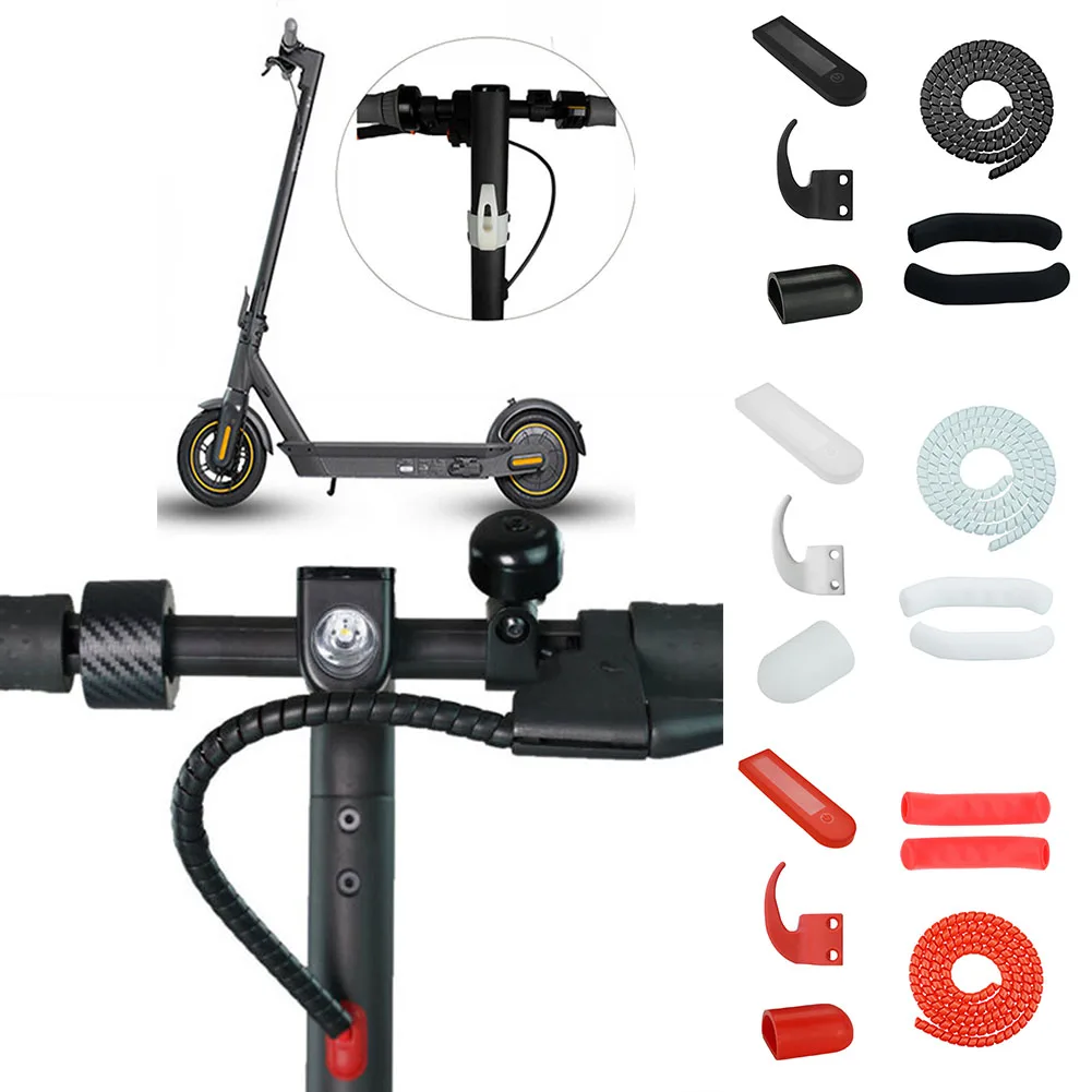 

Nylon Hook Scooter Mini Hanger For Ninebot MAX G30 Electric Scooter Accessories Nylon+PP+Silicone Line Pipe Hook Kits