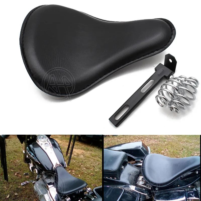 Мотоциклетное сиденье в стиле ретро комплект с пружинным кронштейном 3 дюйма