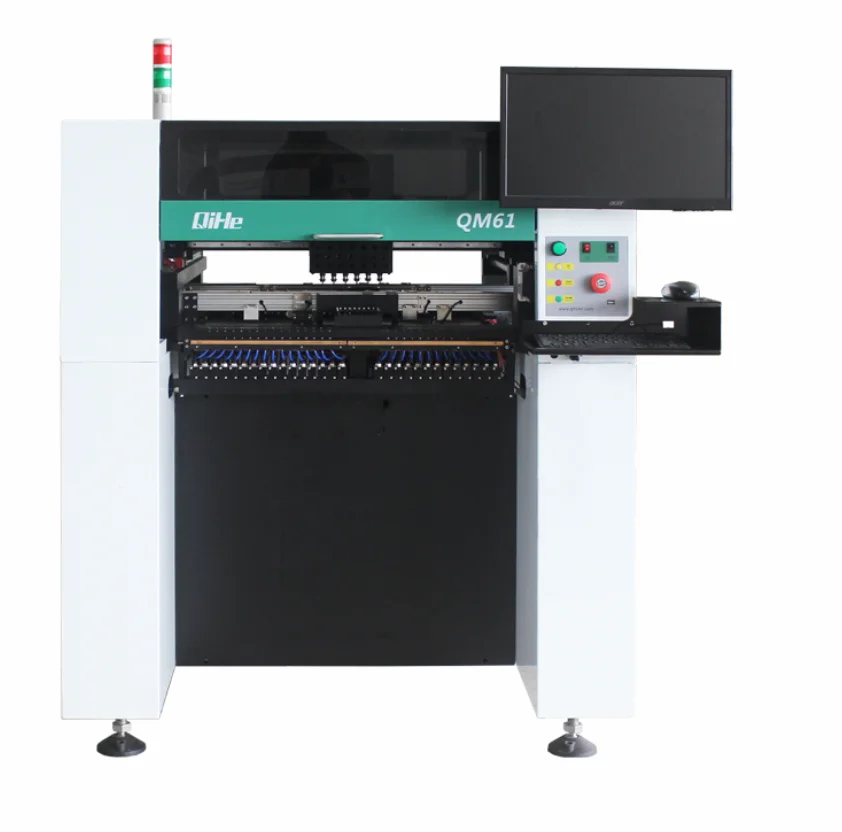 Новый высокопроизводительный QM61 шесть головок размещения восемь камер 64 фидера