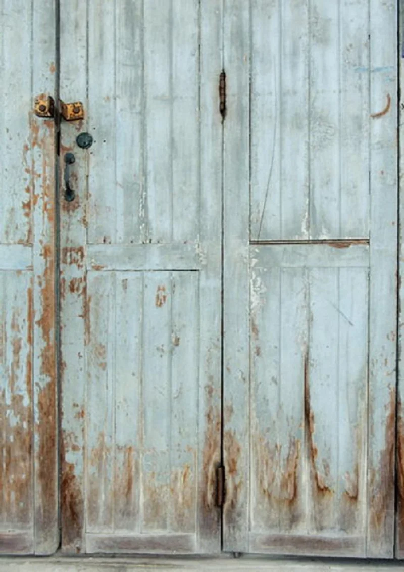 

Vintage Backdrops Light Blue Door Background Party Photo Vinyl Background Photography Backdrop