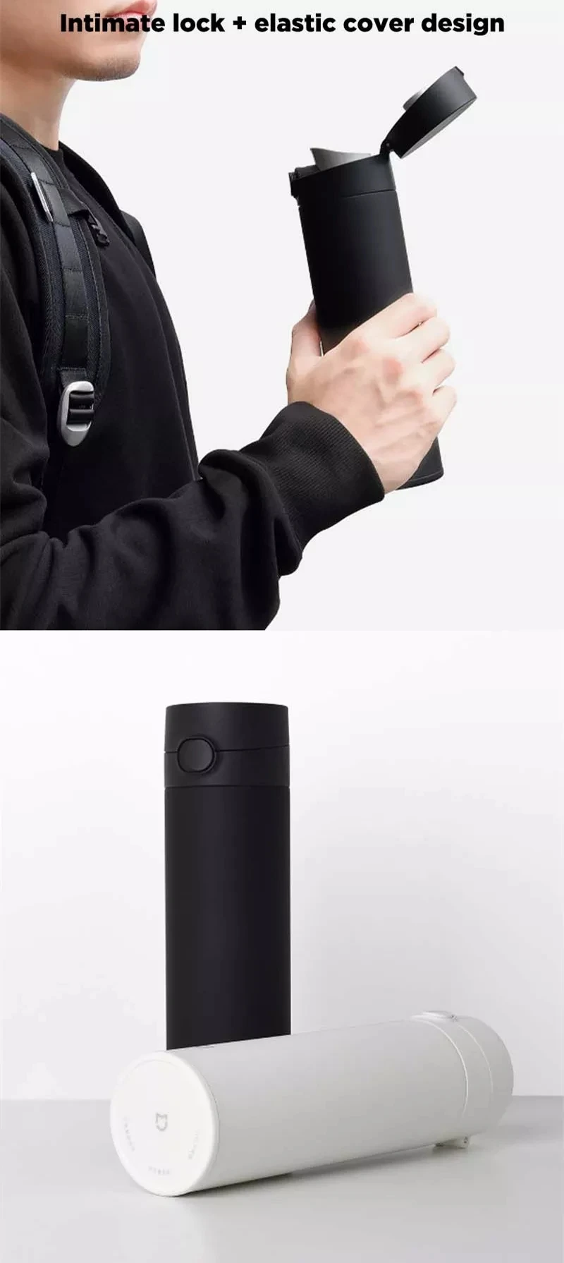 Xiaomi Mijia, 480 мл, вакуумный термос, чашка, 2, долговечная изоляция, 316L, нержавеющая сталь, бутылки для воды с чайным ситечком