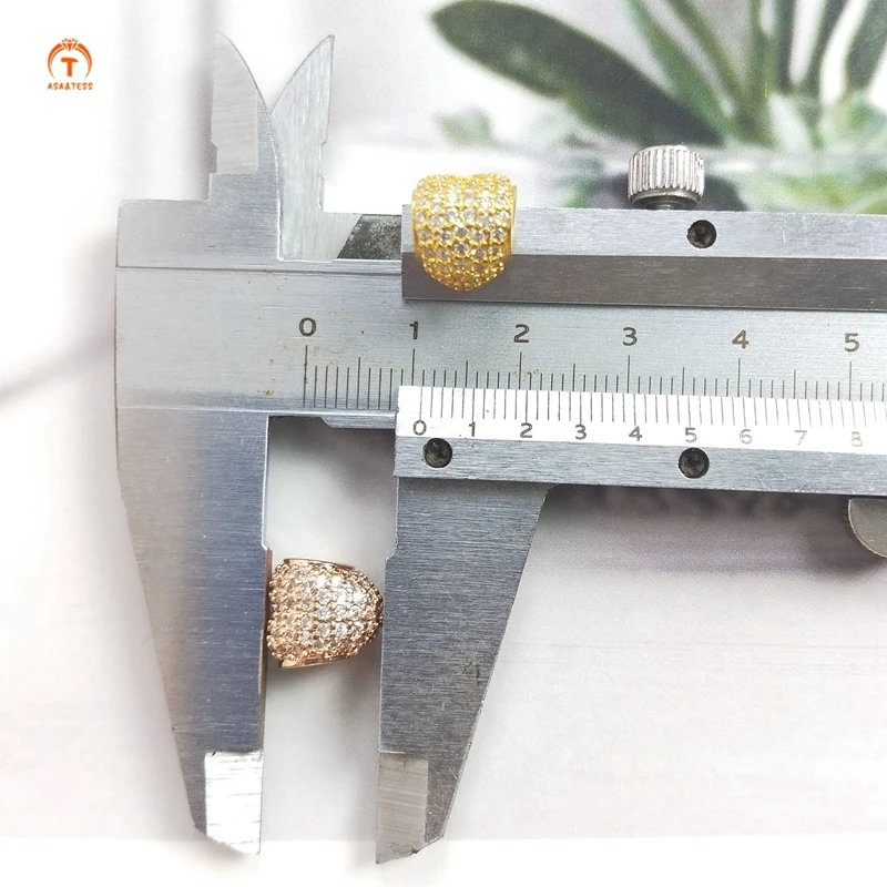 

5pcs Round Ball Beads Pendant CZ Micro Pave Shamballa Ball Gold Silver Rose Gold Brass Beads Necklaces For Women Pendant Jewelry