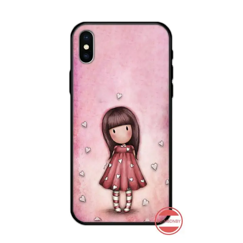 Милый чехол для телефона с рисунком девушки из мультфильма Santoro Gorjuss iphone 5 5s 5c se 6 6s 7