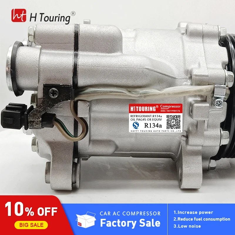 Компрессор переменного тока SD7B10 7B10 для Volkswagen Polo 6N0820803A 6N0820803AX DCP32007 8FK351128031 TSP0155057 7158