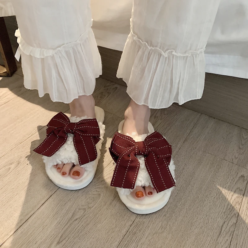 

Women Winter Cute Non-slip Women Slippers Home Slippers Soft Winter Warm House Slippers Indoor Bedroom Shoes