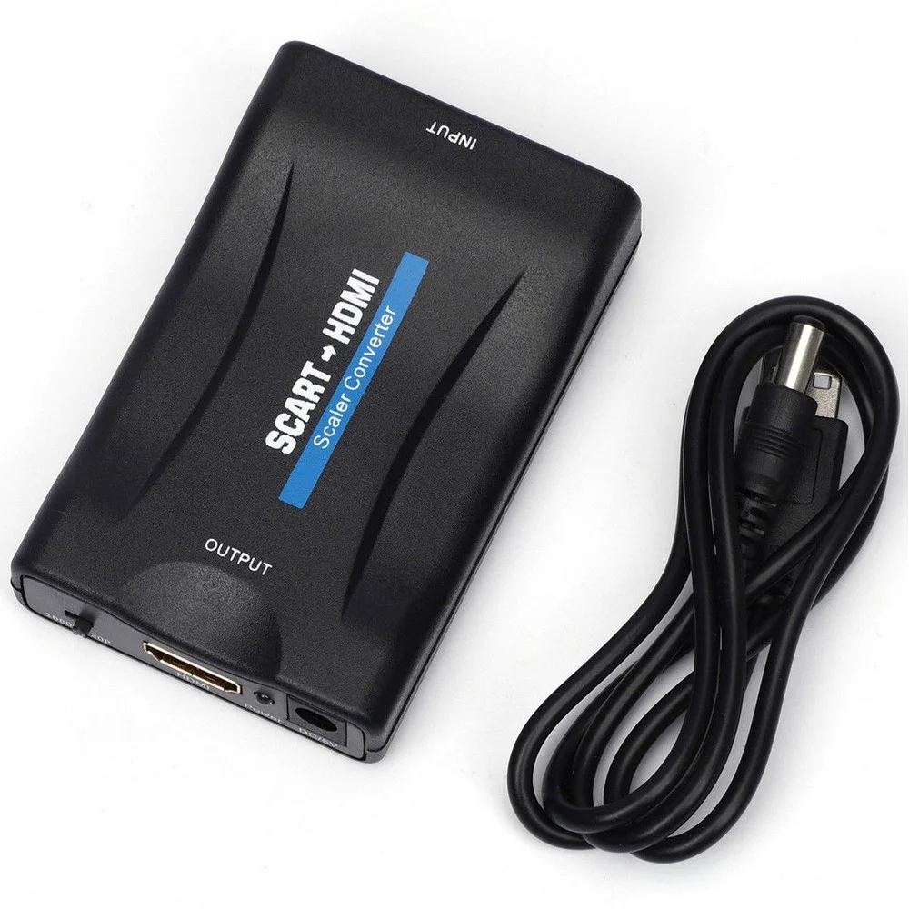 Из scart в HDMI MHL конвертер аудио видео адаптер для 1080P HDTV Skies Box STB аналоговый цифровой