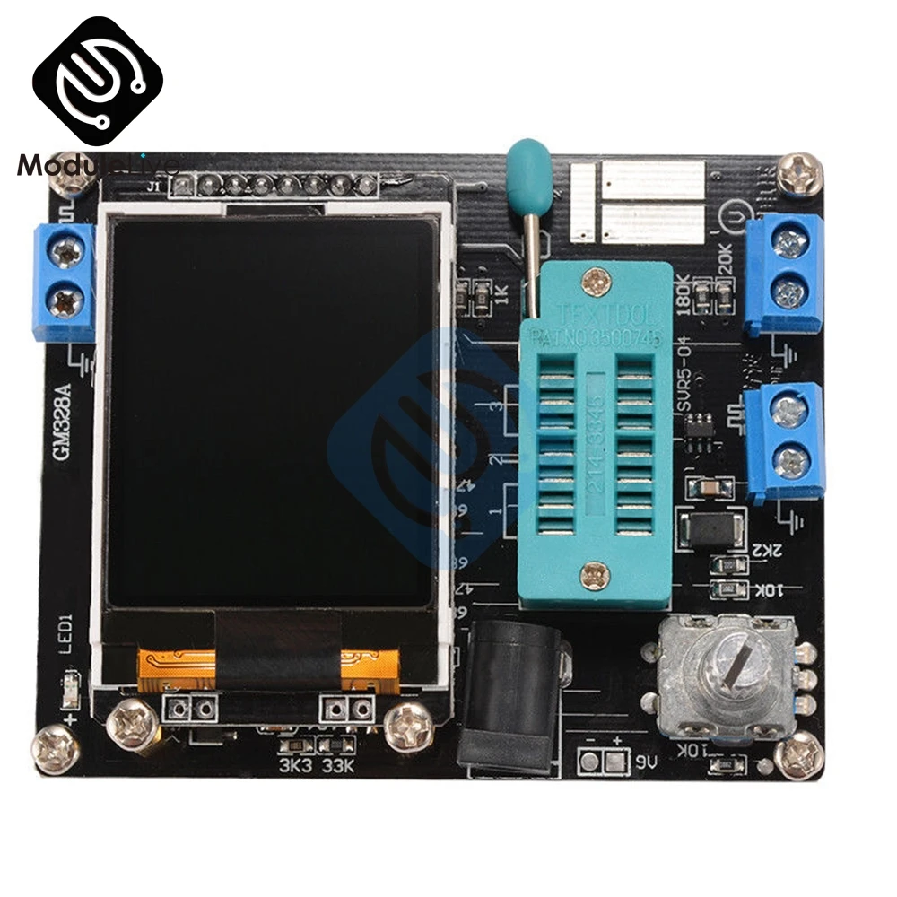 ЖК-дисплей GM328A тестер транзисторов Диодная емкость измеритель напряжения