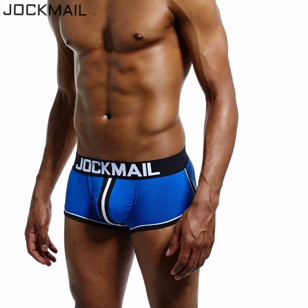 Трусы боксеры JOCKMAIL мужские с открытой спиной Брендовое нижнее белье пикантные