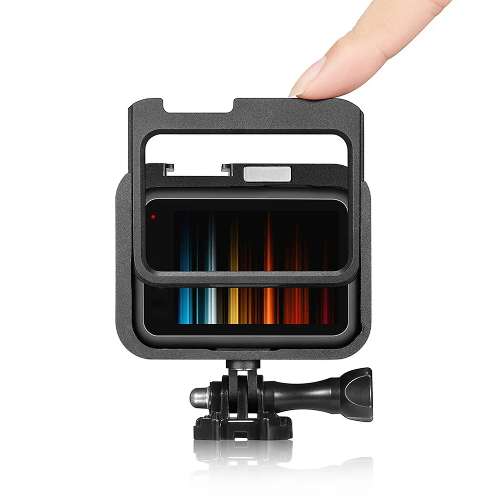 Корпус из алюминиевого сплава клетка для GoPro Hero 9 черная металлическая рамка