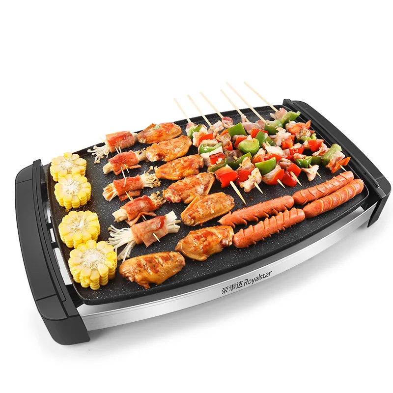 household indoor korean multi function smokeless stove electric grill teppanyaki dish electric baking pan pot barbecue machine free global shipping