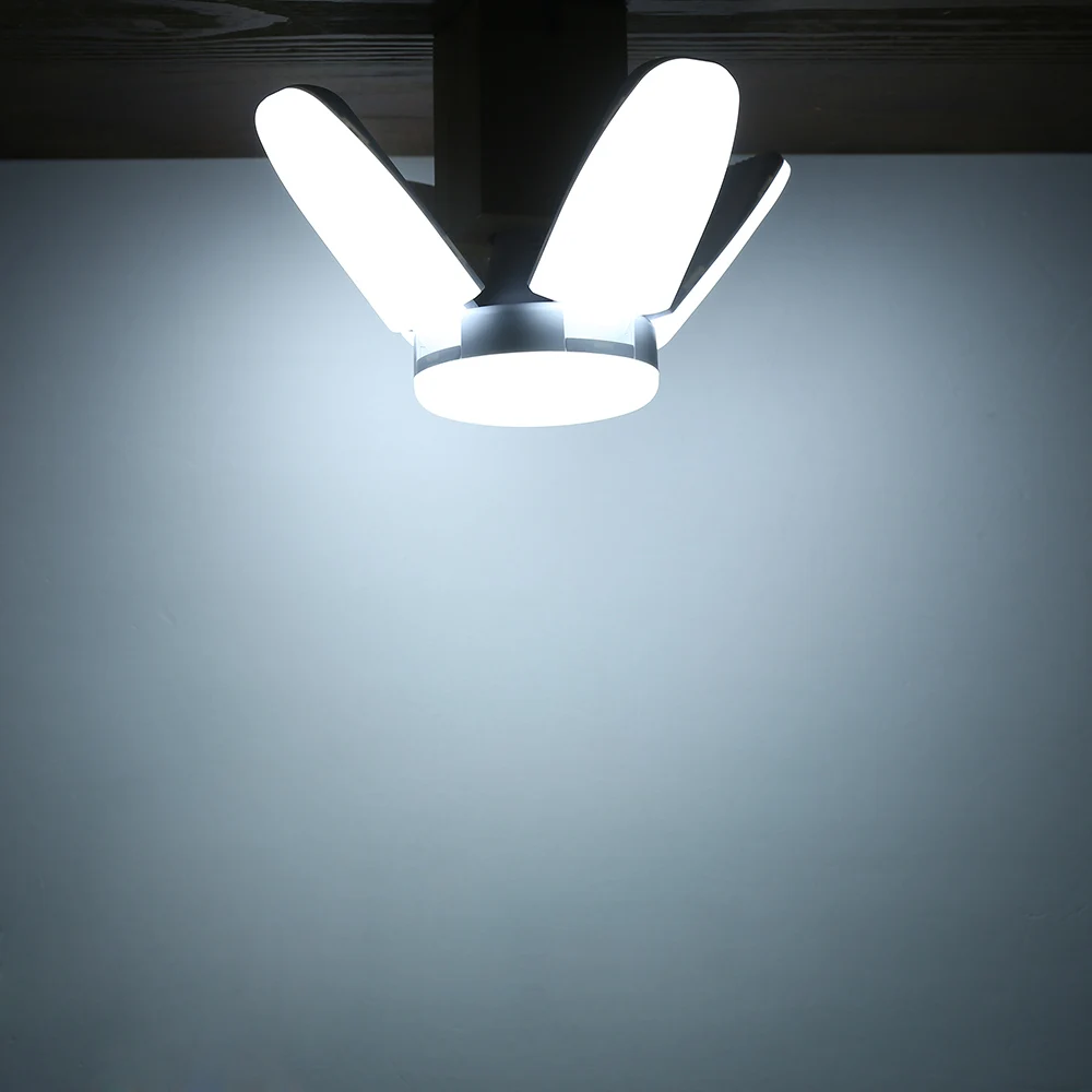 60W E27 Led Bulb Deformable Lamp Garage light LED 3000-6500K Home Lighting High Intensity Parking Warehouse Industrial