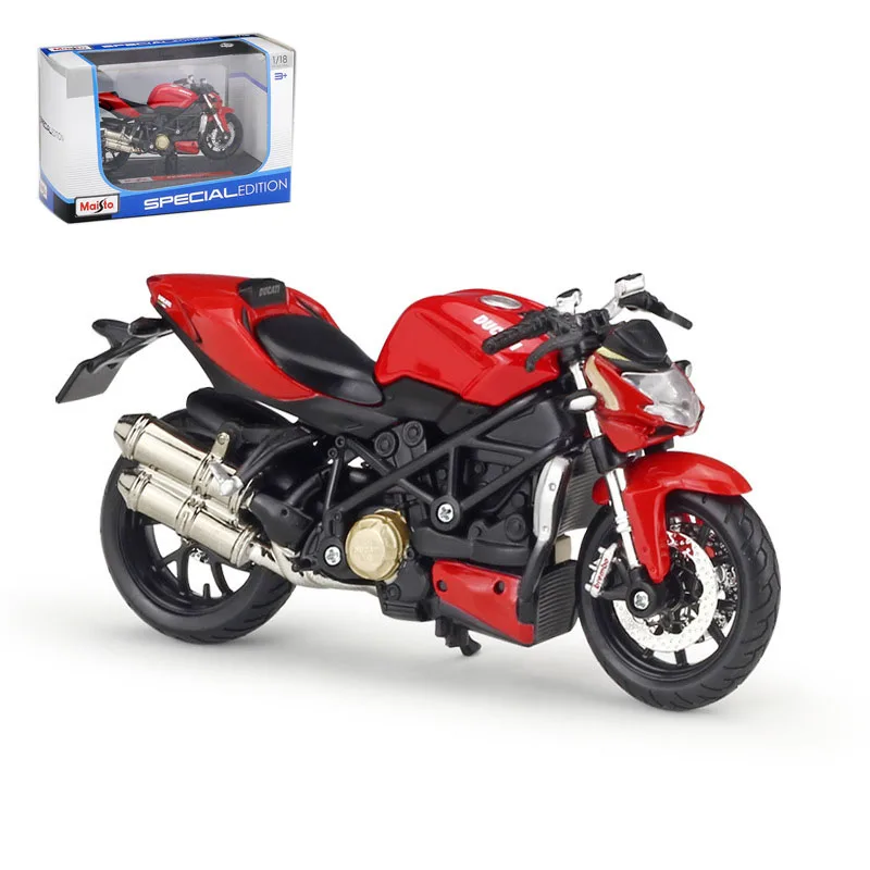 

Kids Toys Maisto Toys Motorcycle 1:18 DUCATI Mod. STREETFIGHTER S Model Car Simulation Alloy Metal Toy Collection