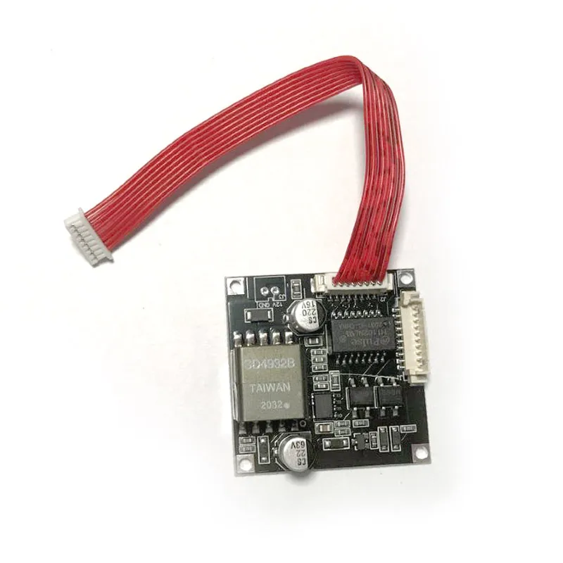 Плата модуля POE 8 контактов Power Over Ethernet для сетевой IP-камеры видеонаблюдения 12 В