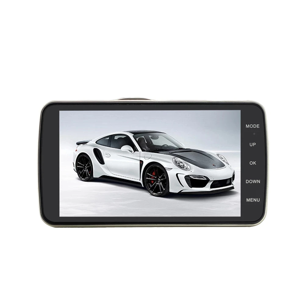 

4-Inch Zinc Alloy Driving Recorder HD 1080P Dual-lens Reversing Image 170 Wide-Angle Starlight Gravity Sensor Night Vision