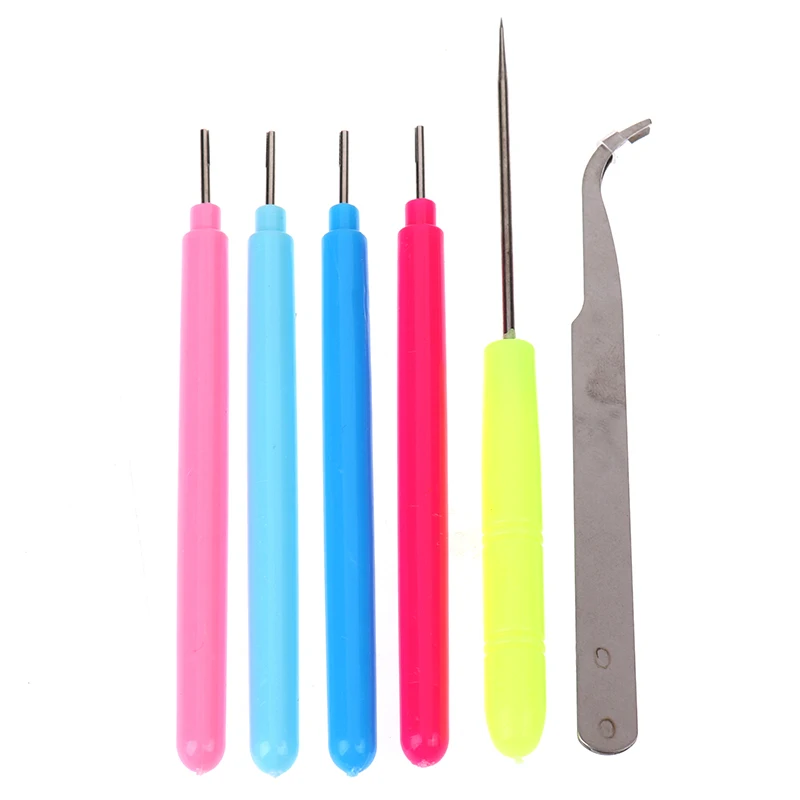 

6pcs/set Paper Diy Set Quilling Paper Tools Tweezer Needle Pins Slotted Pen Tool Kit New