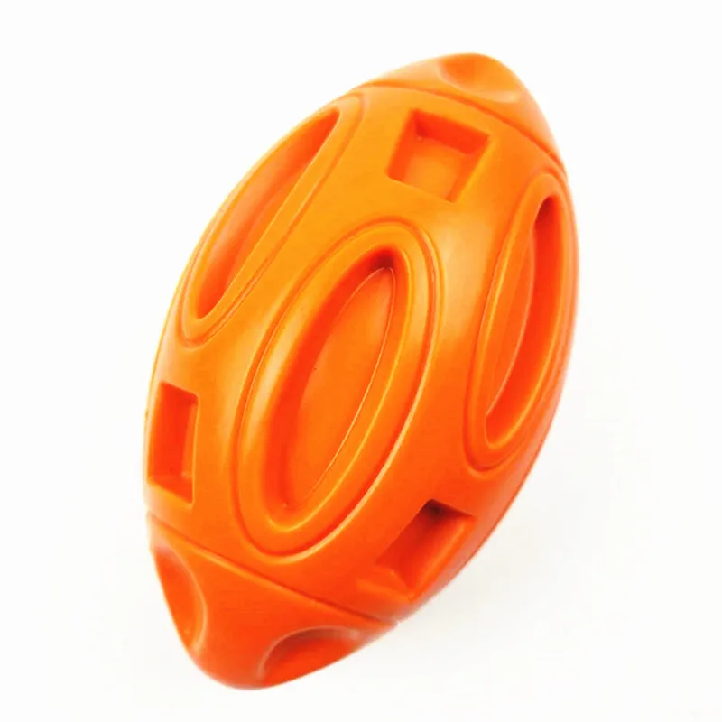 

Pet Outdoor Plaything Molars Clean Teeth Dog Toss Ball Find Back Multicolor Optional Tease Cat Ball Soft Rubber Rugby Gourd Toys