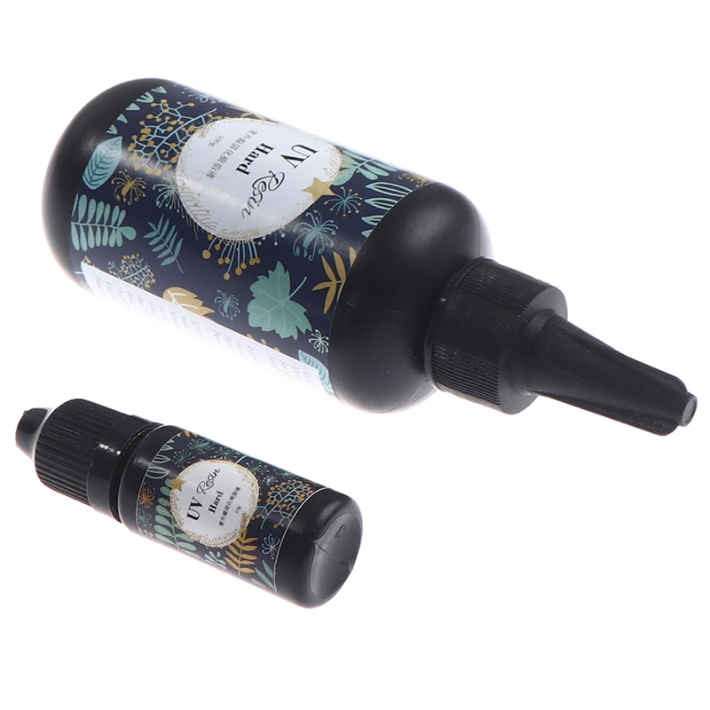 

1Bottle UV Resin Hard Crystal Clear Glue Ultraviolet Curing Epoxy Resin Jewelry 10ML/100ml