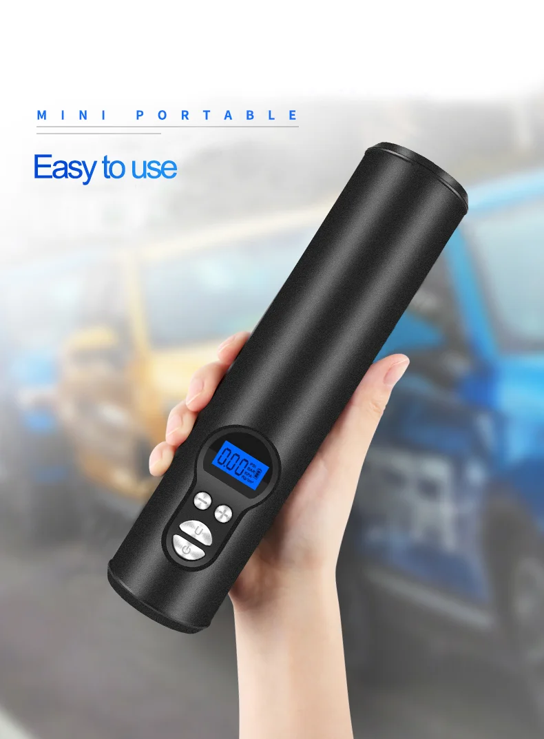 

Воздушный насос для электрического велосипеда, насос для накачивания автомобильных шин, портативный компрессор, велосипедный насос для мо...