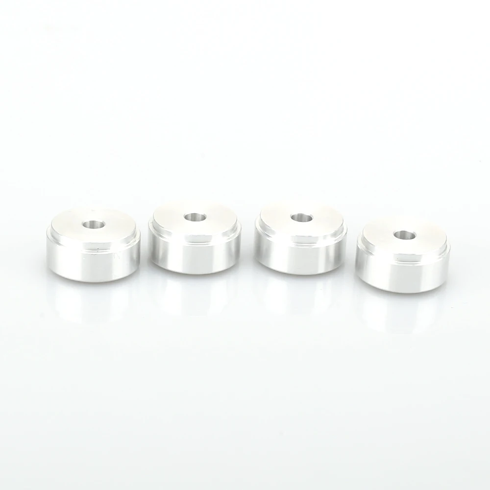 8Pcs 20 x10mm Audio Amplifier Speaker Feet Spikes Silver Ring Machine Mats Pads | Электроника
