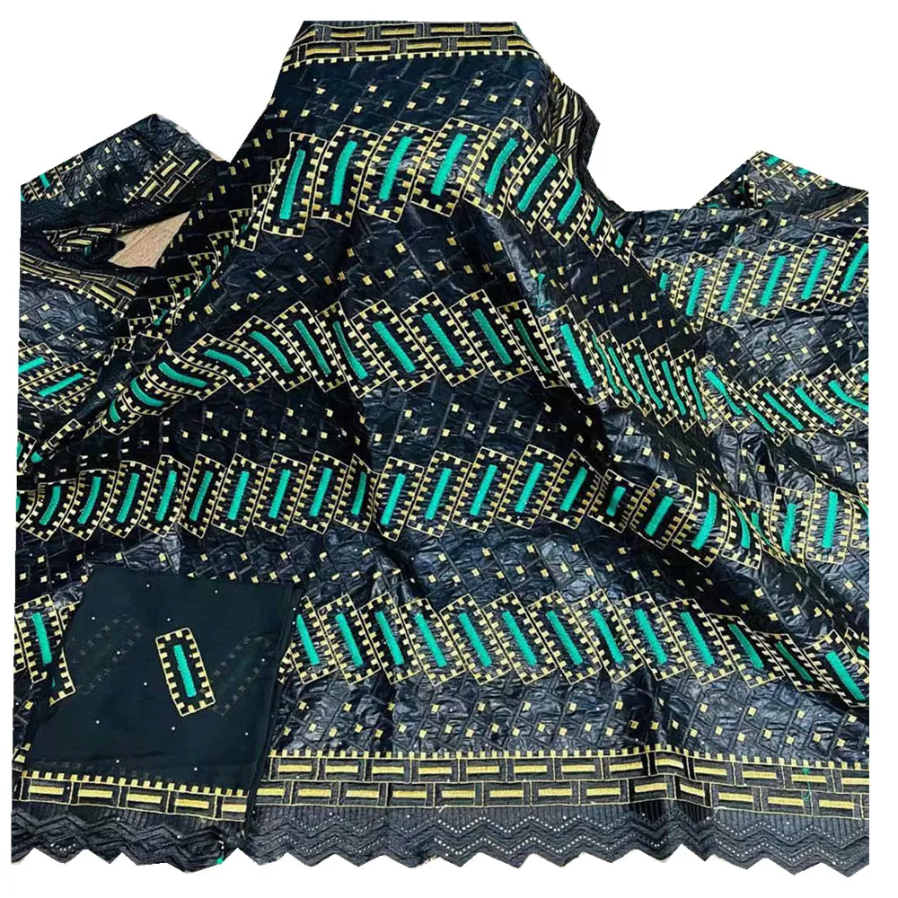 Новое поступление хорошо знакомый Африканский парчовый хлопок Bazin Getzner 2021