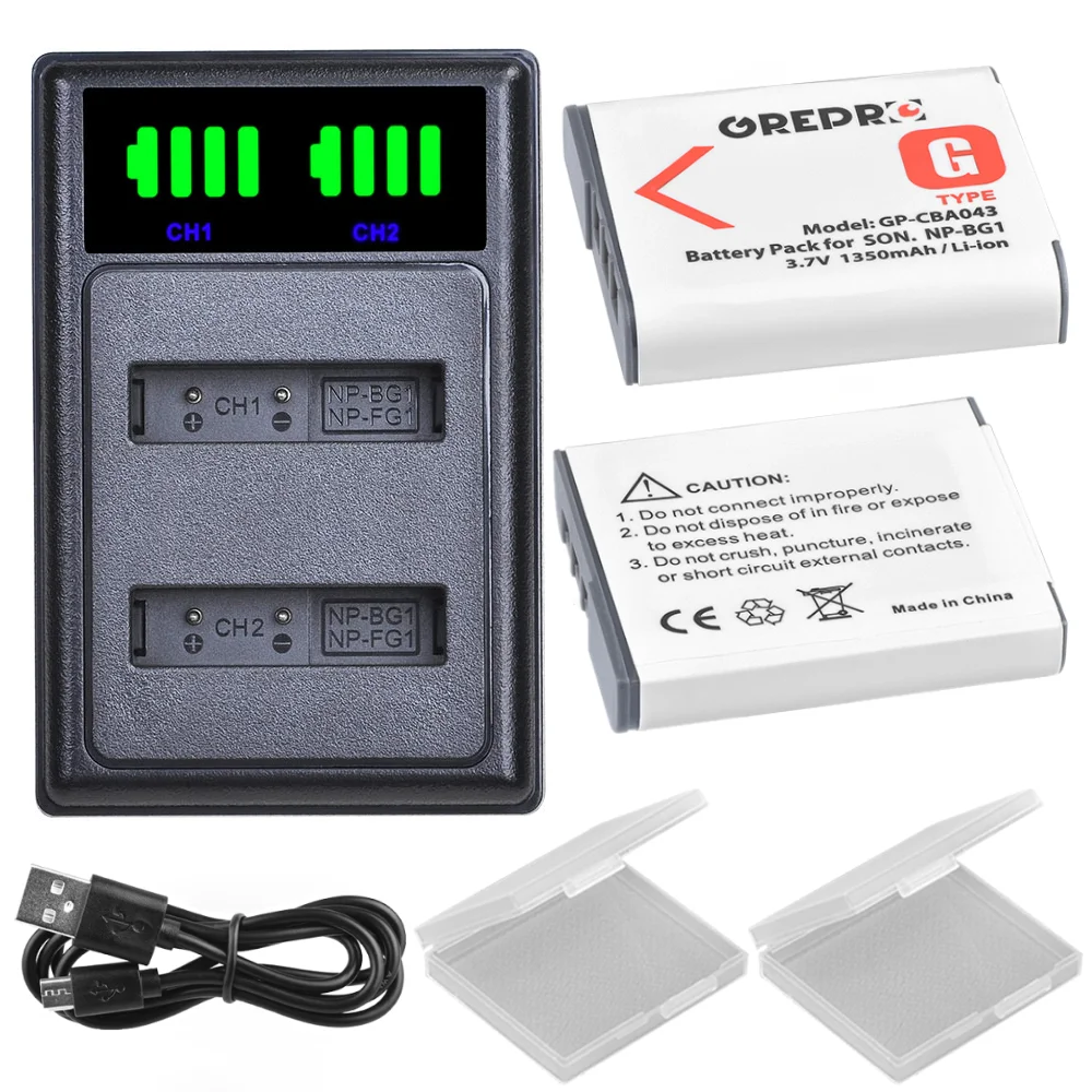 Фонарь с двойным зарядным устройством для Sony Cyber-shot | Электроника