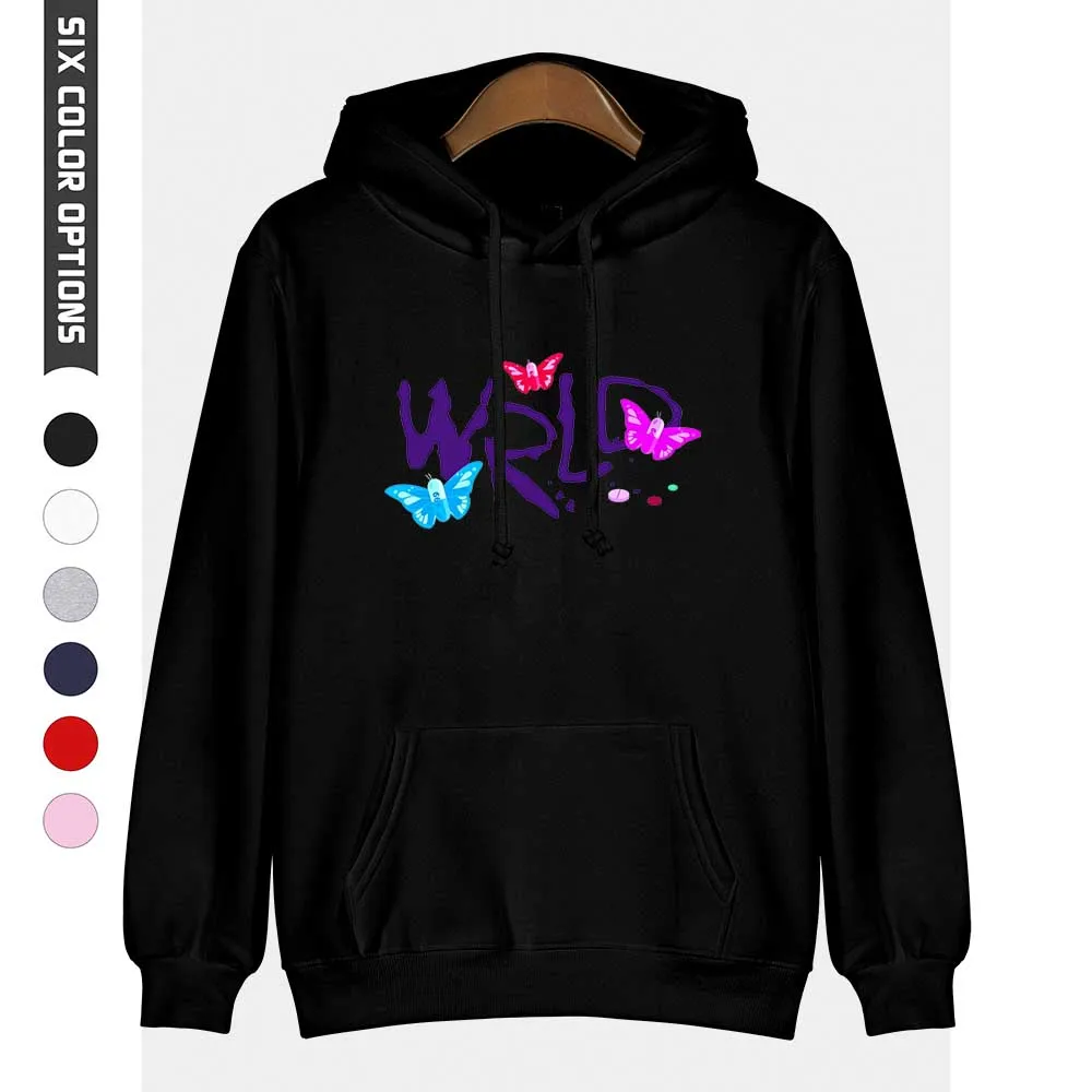 

Juice Wrld Hoodies Vintage Popular Butterfly Graphic Hoodie Sweatshirt Men Women Autumn Pullovers Harajuku Oversized Tracksuits