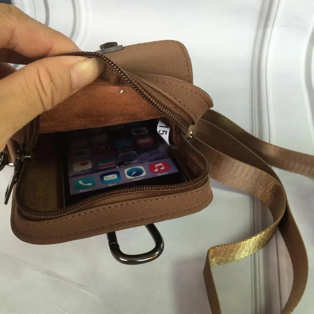 Универсальная мужская сумка-мессенджер с карманом для телефона сумка через
