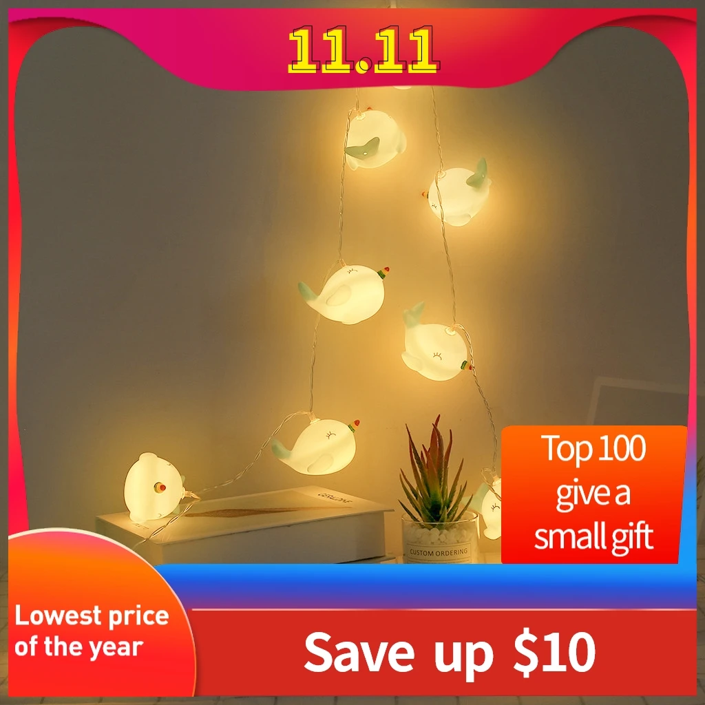 Детские мигающие плавающие дельфины автоматическое светодиодное освещение для