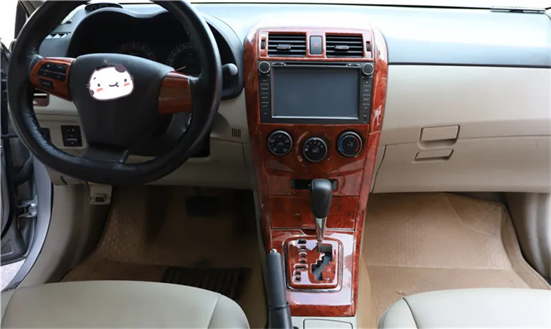 1 партия автомобильные наклейки из АБС-пластика для Toyota Corolla MK10 2007-2012 гг. |