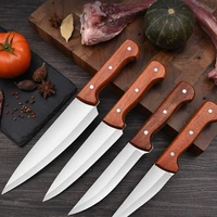 liang da stainless steel professional boning knives slaughter house butcher knife eviscerate bone and meat knife barbecue tool