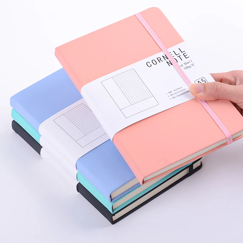 A5 Cornell Lined Notebook 5R Memory Method Notepad Class Efficient Ruled Journal