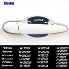 4 шт., автомобильные наклейки из углеродного волокна для Mercedes-Benz AMG CITAN SPRINTER VITO VIANO протектор дверной ручки W204 W214 C200 и т. д.