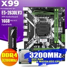 Huanan X99 DDR4 PC4 DIMM материнская плата комбо Ксеон E5 2630L V3 LGA2011-3 Процессор 1*16 ГБ = 16 Гб PC4 Оперативная память 3200 МГц PC4 ECC REG памяти