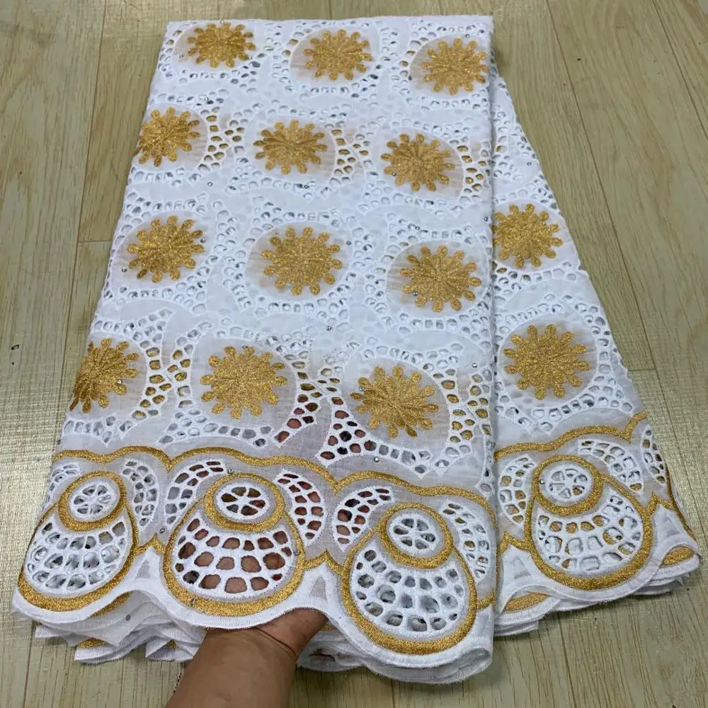 Новинка 2021 Высококачественная африканская Тюлевая кружевная ткань хлопковая