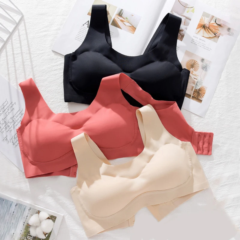 

1.0 Thin Lingerie Women Underwear Latex Bra Beautiful Back Breathable Bralette Seamless Brassiere Bras For Women