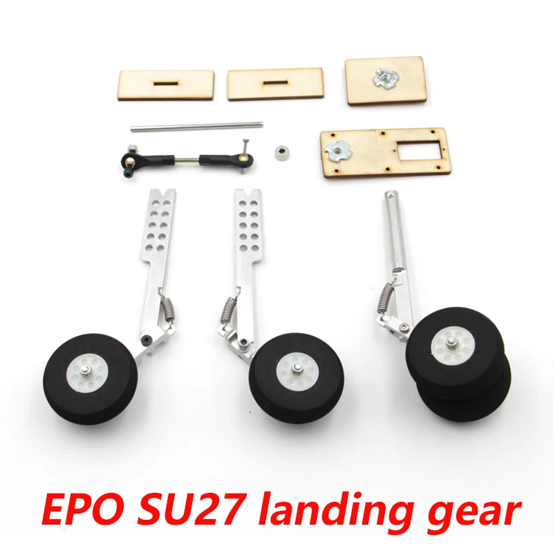EPO SU27 Собранный пенокартон алюминиевый посадочный механизм DIY RC набор самолетов с передним рулем для FPV RC самолет с неподвижным крылом - Цвет: EPO SU27
