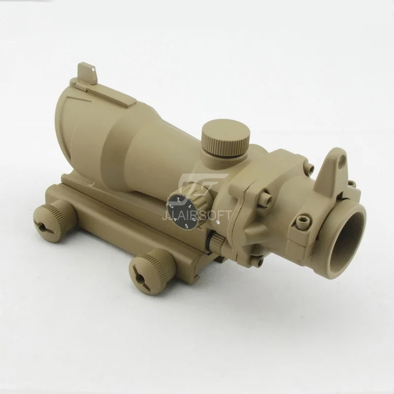 JJ страйкбол ACOG Стиль 4x32 Объем с Killflash/Kill Flash (черный/загар) Бесплатная доставка
